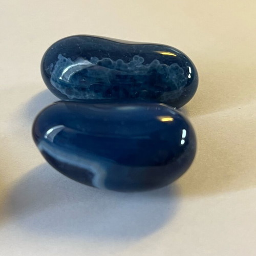 Petra Nova energy stones like new, with case, blue color
