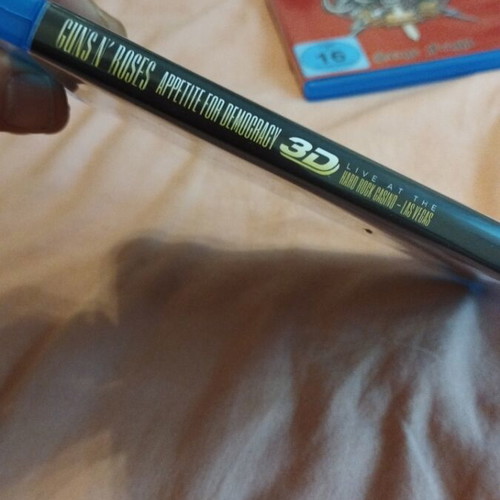 Guns N' Roses Appetite For Democracy 3D Blu Ray like new, metal