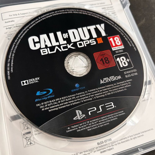 Call of Duty Black Ops 3 game used for PlayStation 3