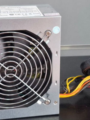 Turbo-X DR-8460BTX 450W ATX PC power supply used