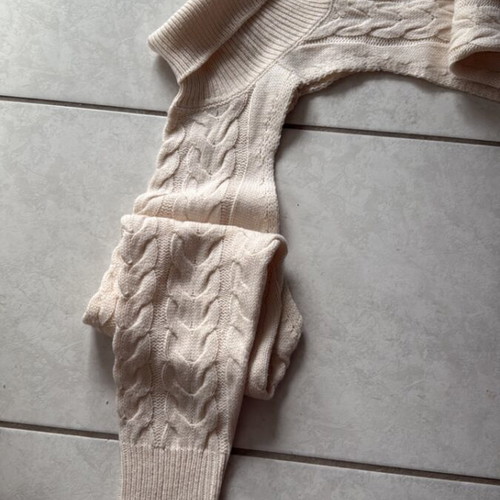 Shein bolero with turtleneck size large like new, beige
