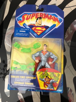 Tornado Force Superman φιγούρα μεταχειρισμένη, Superman Animated Series 1996