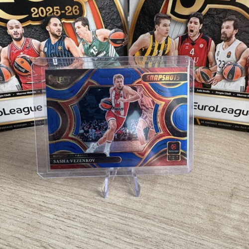 Sasha Vezenkov Snapshots Panini Select Euroleague 2025-26 card like new