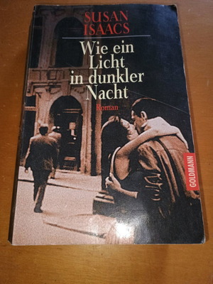 Γερμανικό μυθιστόρημα Wie ein Licht in dunkler Nacht μεταχειρισμένο