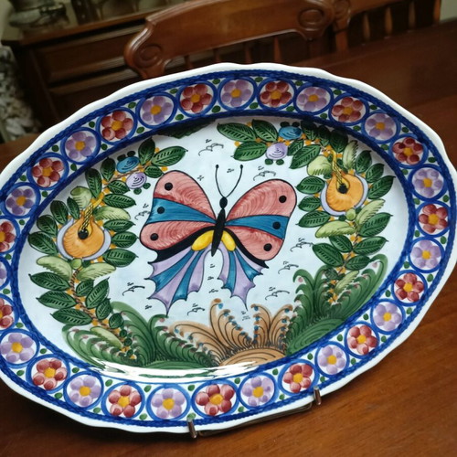 Handmade platter 34x24 like new