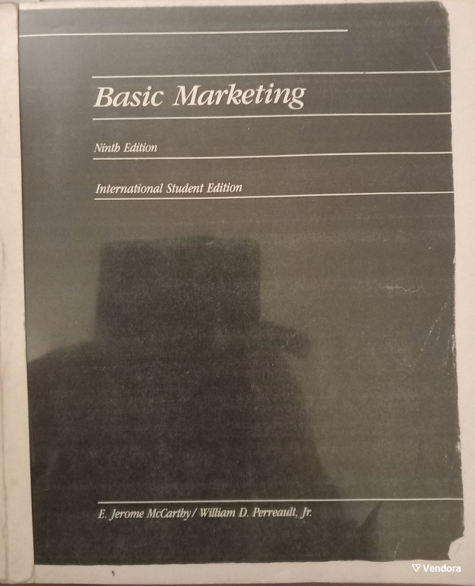 Basic marketing a managerial approach 5 00 vendora