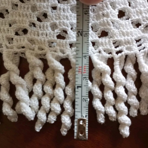Set of 2 handmade knitted lampshades new