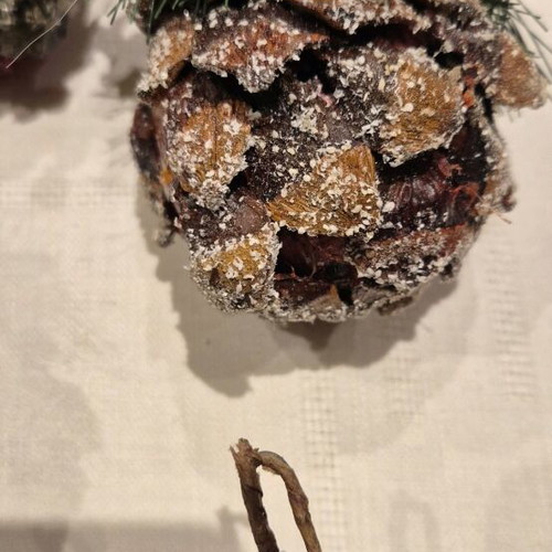 Christmas ornaments used, set of 4 pieces
