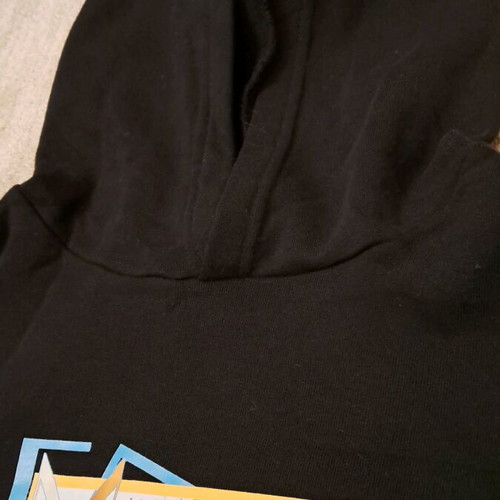 Black kids hoodie like new, size S 14-16 years