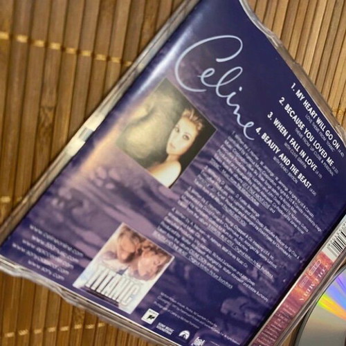 Celine Dion My Heart Will Go On CD single, pop