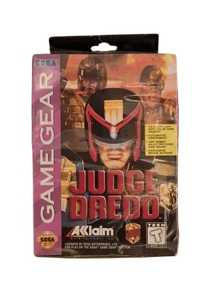 Judge Dredd Sega Game Gear vintage παιχνίδι κασέτα καινούργιο σφραγισμένο