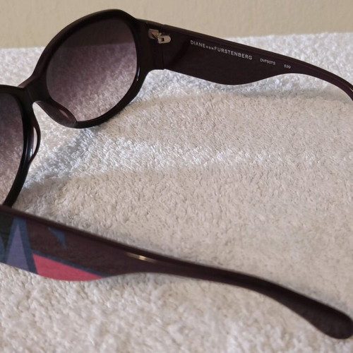 Diane von Fürstenberg Women's Sunglasses Purple Like New