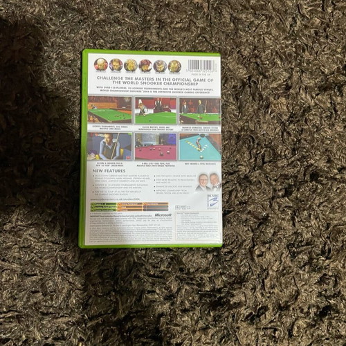 World Championship Snooker 2004 Xbox Original used