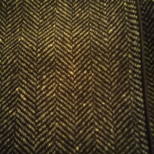 Zara coat S dark gray like new with belt and herringbone collar