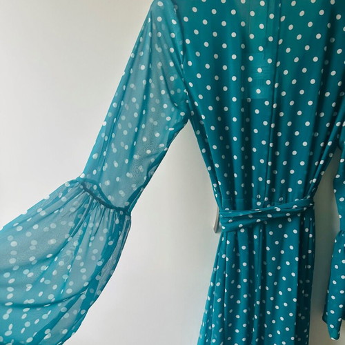 BSB Maxi Dress Green Polka Dot Brand New with Tags
