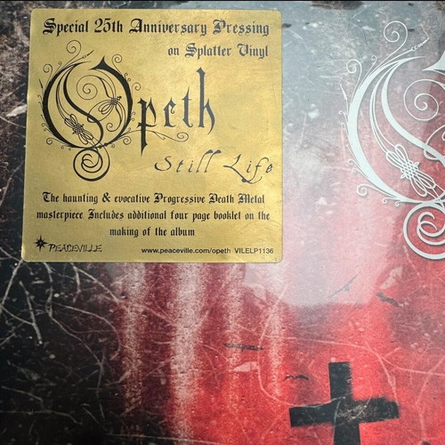 Opeth Still Life 2 x vinyl near mint, metal