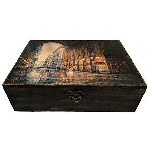 Ξύλινο κουτί αποθήκευσης MILAN
