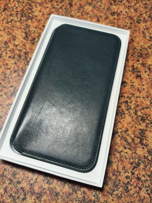 Apple Leather Folio Book green for iPhone XS Max new