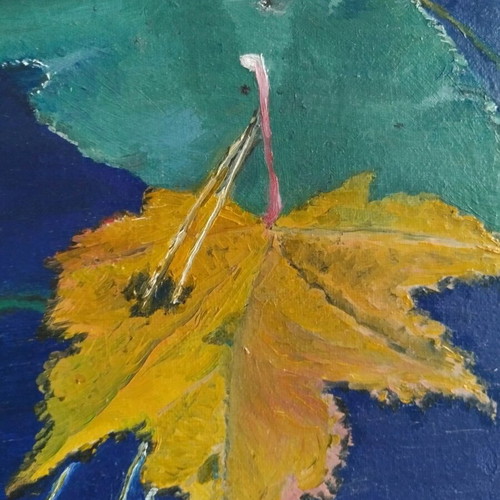 Painting 35x50cm on canvas used without frame
