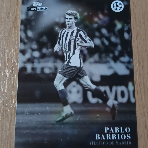 Topps Simplicidad UEFA Champions League 2026 Pablo Barrios card