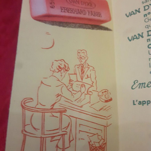 Van Dyke eraser brochure by Eberhard Faber like new