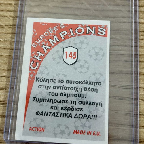 Francesco Totti Roma Europe’s Champions 2003 sticker