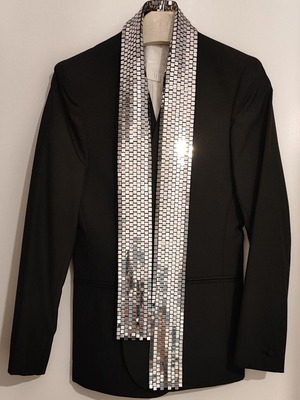 Maison Martin Margiela x H&M Unisex Jacket with Detachable Mirror Disco Collar New
