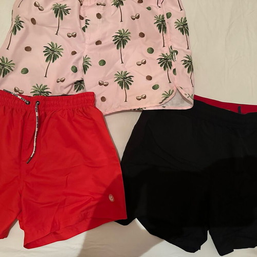 Pack of three swim shorts size M Polo Ralph Lauren, Pepe Jeans, Dedicated like new
