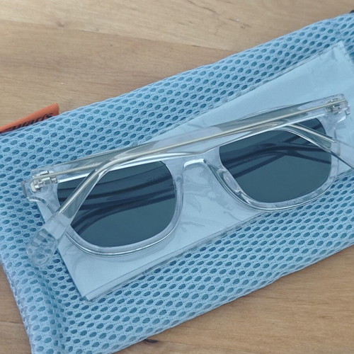 Polaris POL045 C20 sunglasses with transparent frame, like new