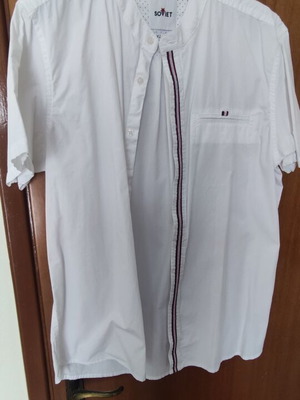 Soviet short sleeve shirt, white, XL