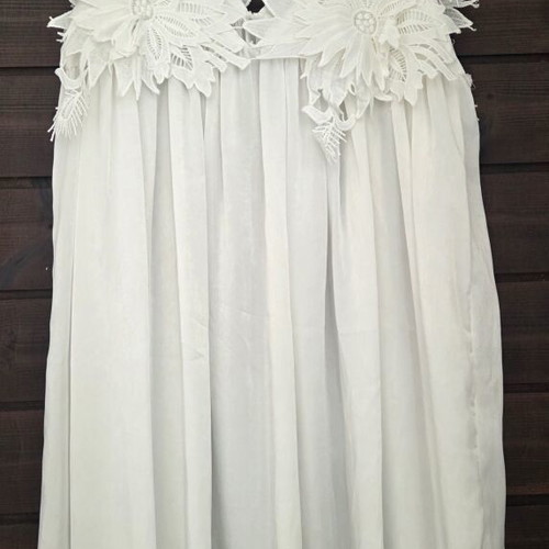 Fullah Sugah White Boho Summer Dress like new, size M