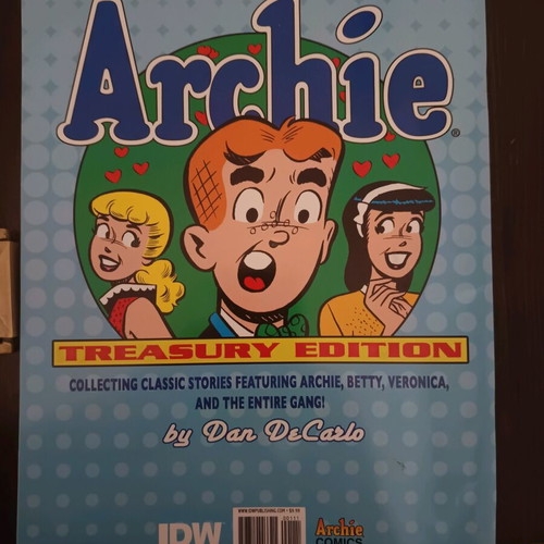 Archie Best of Dan DeCarlo Treasury Edition like new, collectible graphic novel