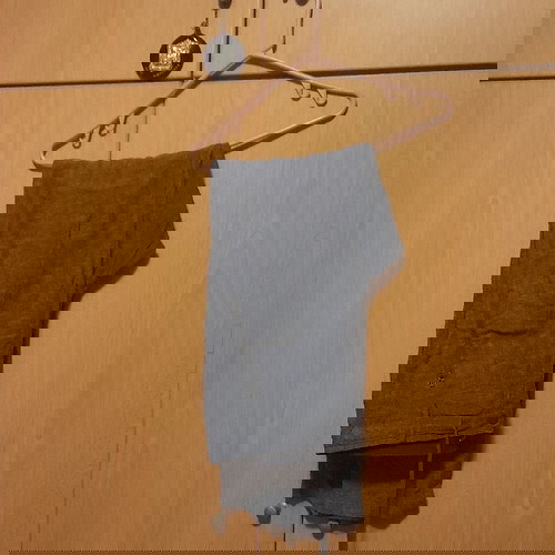 Παντελόνι γυναικείο λινό και βισκόζ μεταχειρισμένο, μέγεθος 40, μπλε