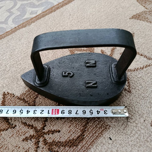 Old cast iron iron used