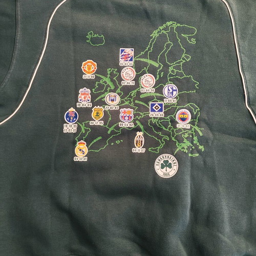 Panathinaikos Collectible Sweatshirt "European Journey" used, vintage