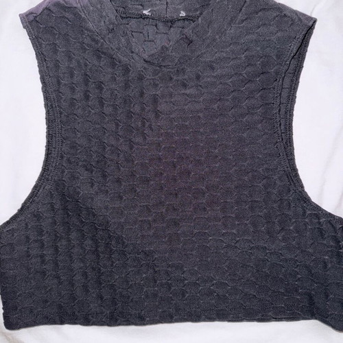 Black busto new, elastic with high neckline