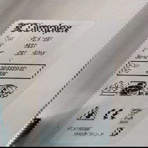 Ηλεκτρικό καλοριφέρ-θερμοπομπός 1500W μεταχειρισμένο τοίχου-δαπέδου