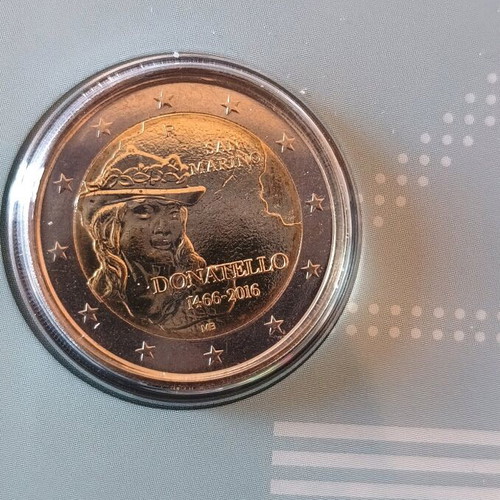Collectible 2 euro coin San Marino 2016 Donatello new in blister