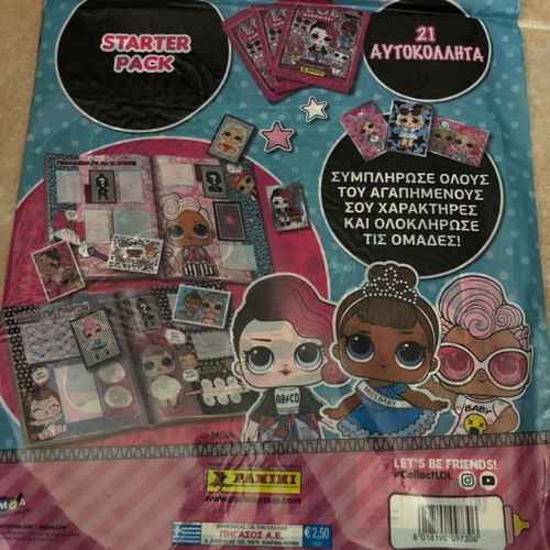 Panini LOL Surprise Let’s Be Friends album new with 21 stickers