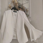 Small White Blazer new, size S