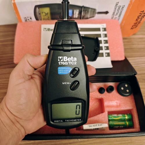 Beta 1760/TC2 digital tachometer new with box and accessories