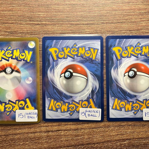 Pokémon Masterball cards pack of 3 Shelmet, Okidogi, Noibat new