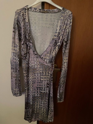 Bershka Dress Like New, Size S, Black and Beige