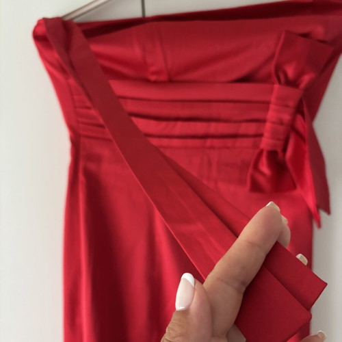 Women's red dress with bolero, size S