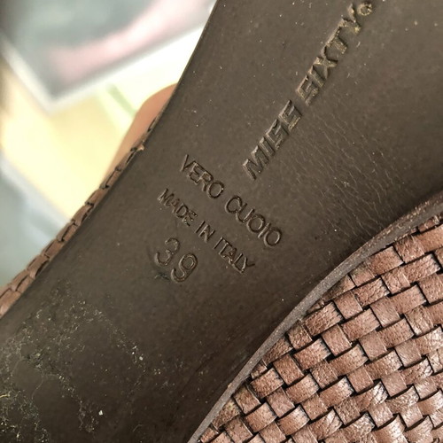 Miss Sixty women's leather high heels like new, size 39, brown