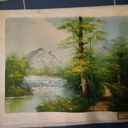 Oil painting on canvas landscape like new 30x40