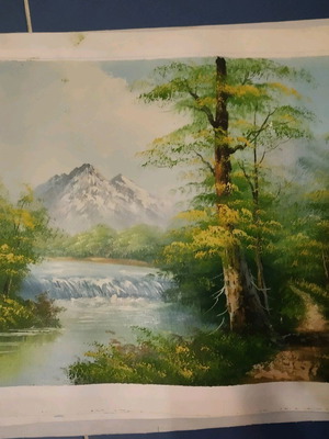 Oil painting on canvas landscape like new 30x40