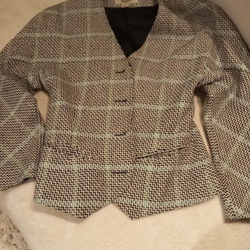 Paul Costelloe silk jacket 100% like new, gray multicolor