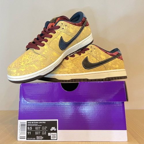 Nike SB Dunk Low Pro ‘City Of Cinema’ new, size 43, beige multicolor