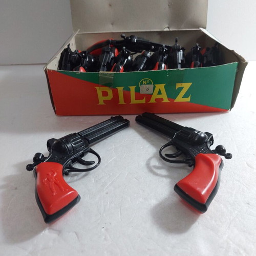 Vintage Pilaz N3 metal single-ball pistols new